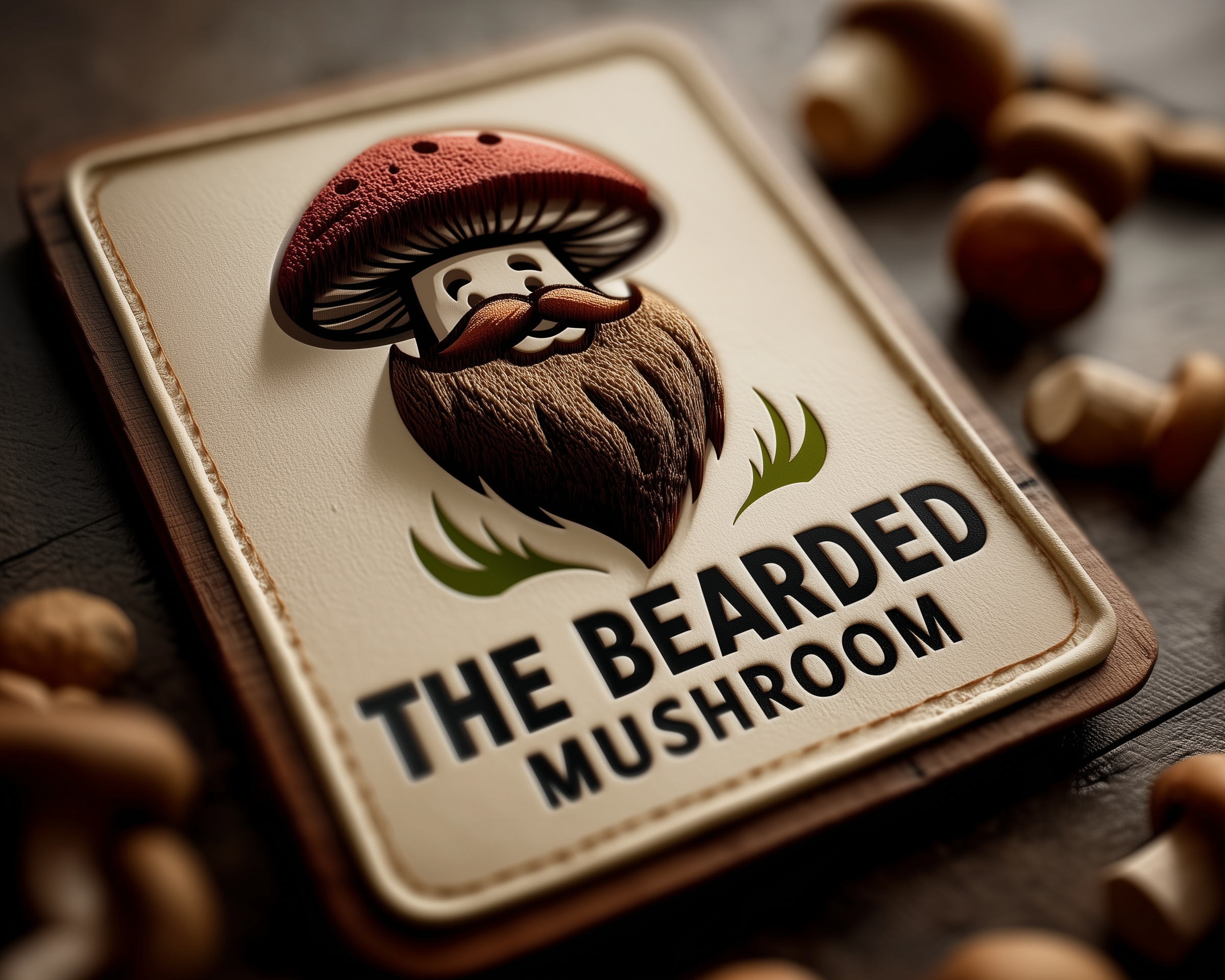 The Bearded Mushroom logo
